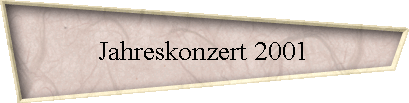 Jahreskonzert 2001